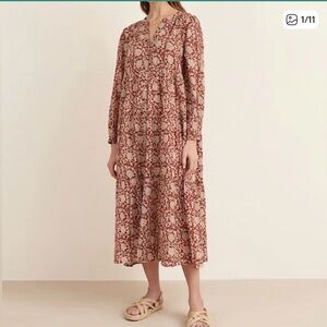 Brownie Cotton Midi Dress
